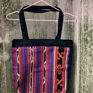 Aloha Multicolored Aztec Inspired Tote